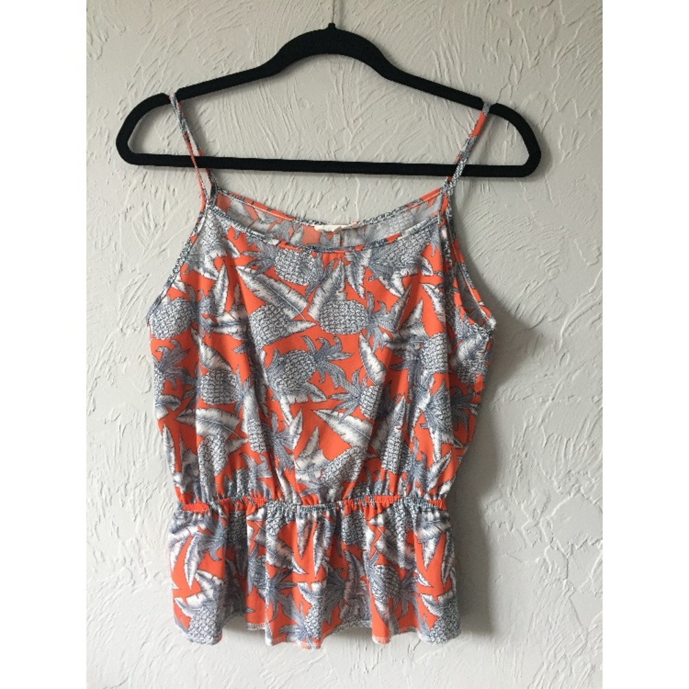 Pineapple Peplum Tank Top- Mine